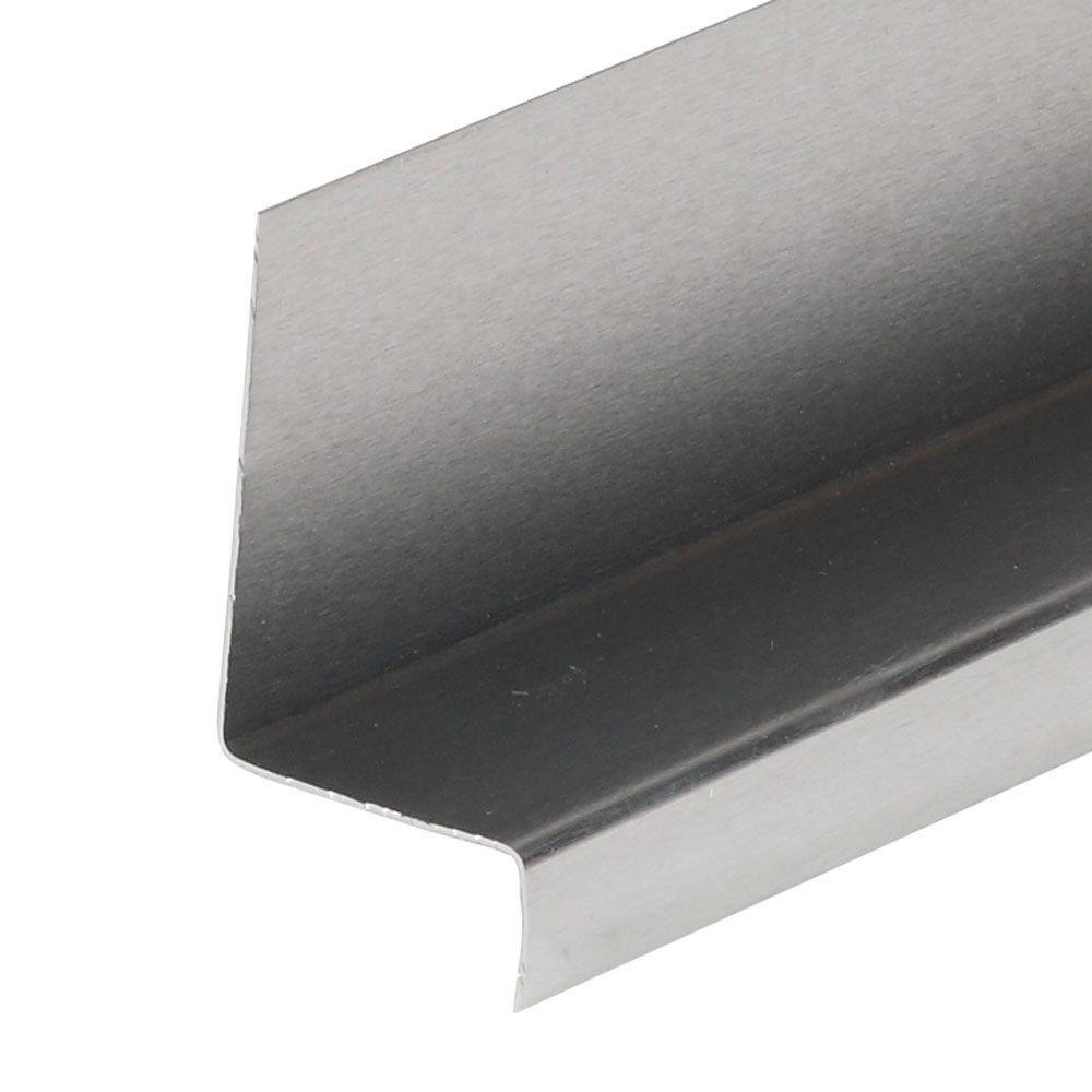 1-1/4 in. x 1-3/4 in. x 2 ft. 6 in. Mill Aluminum Window Cap