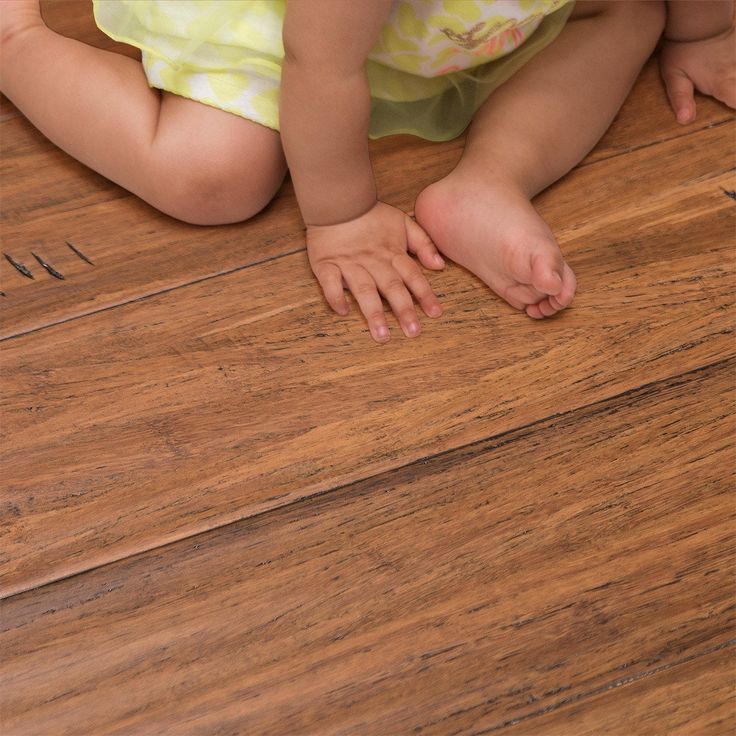 CALI Fossilized Antique Java Bamboo 5-5/16-in W x 9/16-in T x 72-in Handscraped Engineered Hardwood Flooring (21.5-sq ft / Carton)
