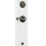 Shelburne Venetian Bronze Single Cylinder Door Handleset with Lido Door Lever Featuring SmartKey Security - Super Arbor
