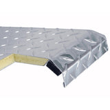 Delta 70 Diamond Plate Aluminum Full Size Crossbed Truck Tool Box - Super Arbor