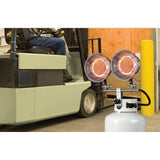 30,000 BTU Radiant Propane Double Tank Top Heater with Spark Ignition - Super Arbor