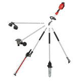 Milwaukee M18 FUEL 18-Volt Lithium-Ion Cordless Brushless String Grass Trimmer, Blower, Hedge Trimmer and Chainsaw Combo Kit