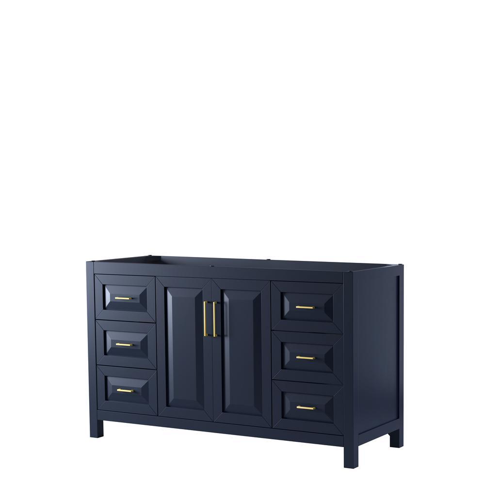 Daria 59 in. Single Bathroom Vanity Cabinet Only in White - Super Arbor
