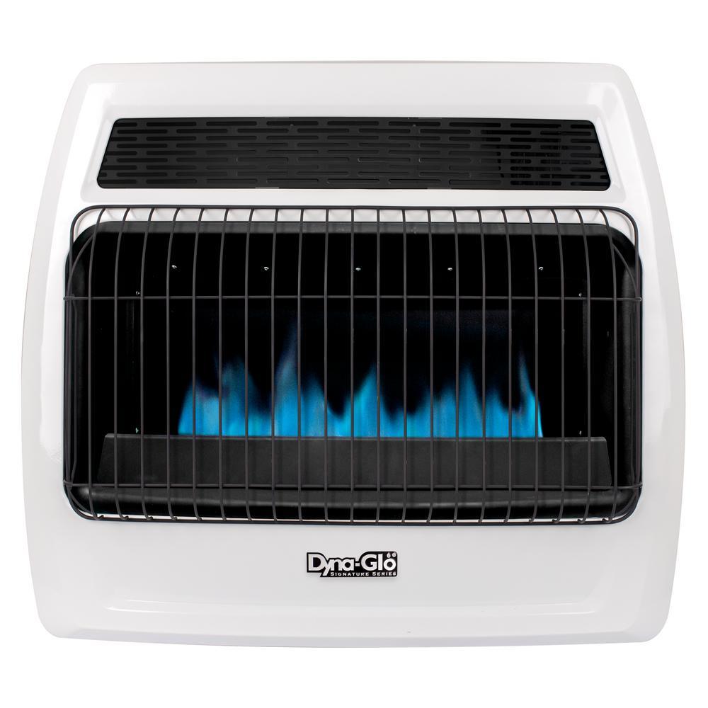 30,000 BTU Blue Flame Vent Free Natural Gas Thermostatic Wall Heater - Super Arbor