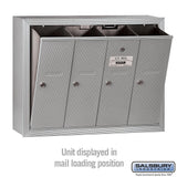 Aluminum Surface-Mounted USPS Access Vertical Mailbox with 4 Door - Super Arbor