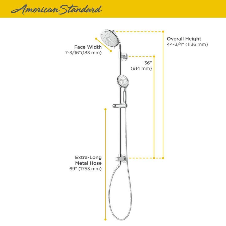 Spectra Versa 4-Spray Round 36 in. Shower System Kit with Hand Shower 1.8 GPM in Polished Chrome