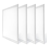 2 ft. x 2 ft. White Integrated LED Dimmable Edge Lit Panel, 4000K (4-Pack) - Super Arbor