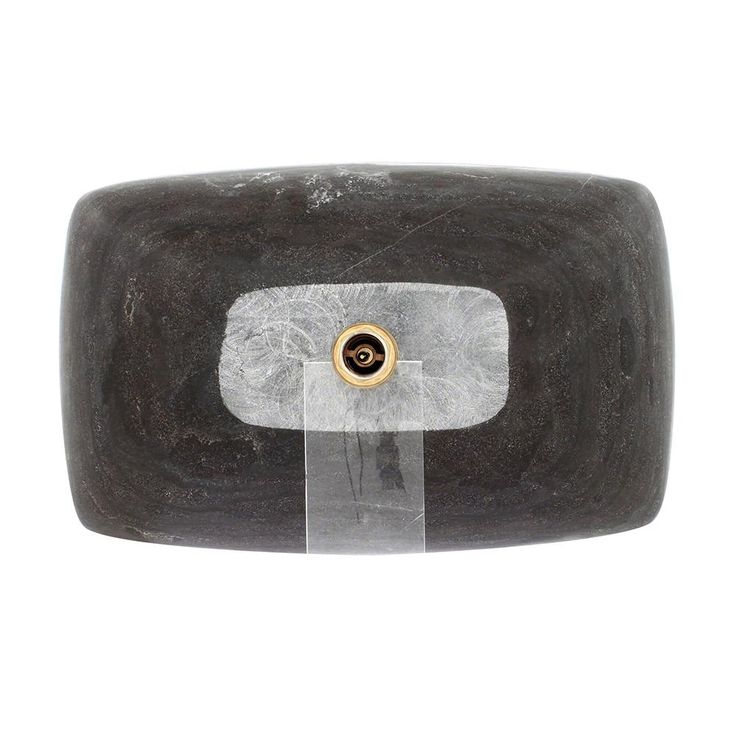 Polaris Sinks Stone Vessel Sink in Gray Limestone