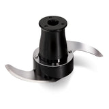 Stack and Snap 12-Cup 3-Speed Stainless Steel and Black Food Processor