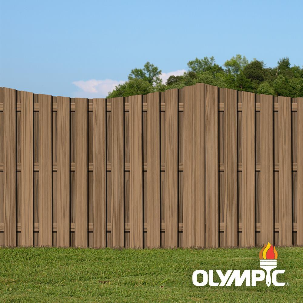 Olympic Maximum 5 gal. Black Walnut Semi-Transparent Exterior Stain and Sealant in One - Super Arbor