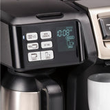 Flex Brew 2-Way 10-Cup Black Drip Coffee Maker with Thermal Carafe