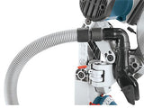 15 Amp 12 in. Corded Dual-Bevel Sliding Glide Miter Saw with 60 Tooth Saw Blade and Bonus 32-1/2 in. Portable Stand