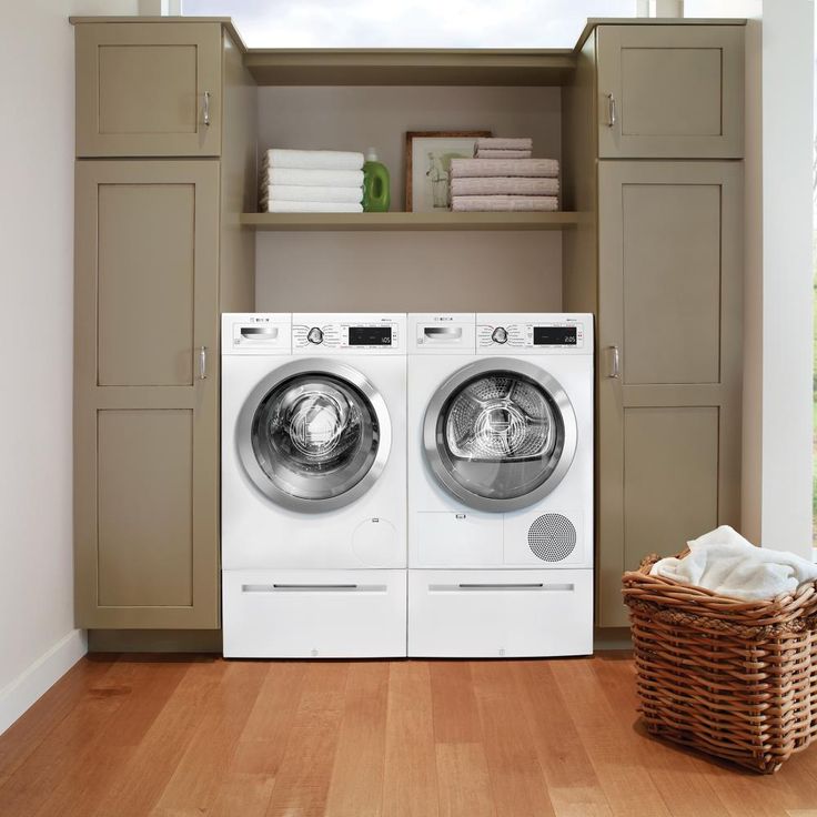 Bosch 800 2.2-cu ft High Efficiency Stackable Front-Load Washer (White/Chrome Trim) ENERGY STAR