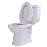 Talos 2-Piece 1.6 GPF Single Flush Elongated Toilet in White - Super Arbor