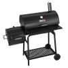 Royal Gourmet 26.8-in Black Barrel Charcoal Grill