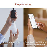 Soft White A19 LED 60W Equivalent Dimmable Smart Wi-Fi Wiz Connected Wireless Light Bulb - Super Arbor