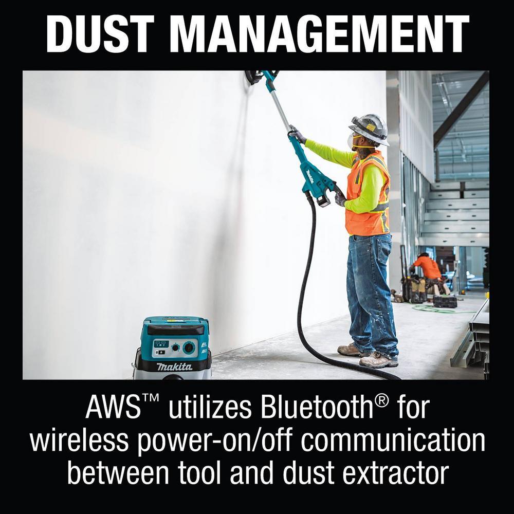 5.0 Ah 18-Volt LXT Lithium-Ion Brushless Cordless 9 in. Drywall Sander Kit, AWS Capable with bonus 18V LXT Cut-Out Saw - Super Arbor