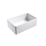 Olde London Farmhouse Fireclay 30 in. Single Bowl Kitchen Sink with Grid with Grid and Strainer