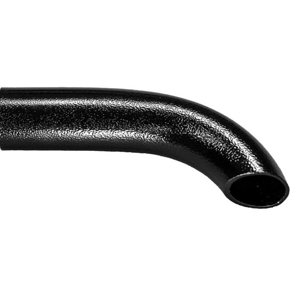 Textured Black Aluminum Hand Rail Wall Return - Super Arbor