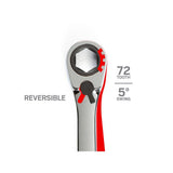 1/4 in. to 1 in. Reversible Ratcheting Combination Wrench Set Keeper (13-Piece) - Super Arbor
