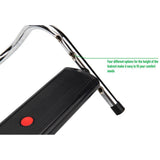 Black Metal Adjustable Foot Rest for Under Desk - Super Arbor