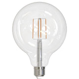Bulbrite 60-Watt Equivalent G40 Clear Dimmable Edison LED Light Bulb Warm White (2-Pack)