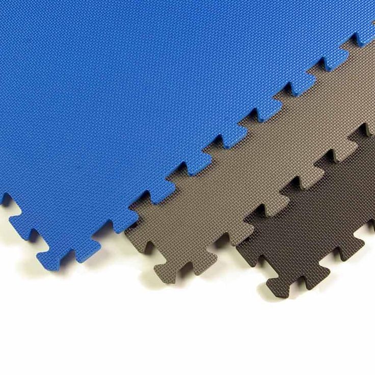 Greatmats Economy Foam Black 2 ft. x 2 ft. x 1/2 in. Interlocking Puzzle Floor Tiles (Case of 20)