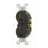 15 Amp Tamper-Resistant Duplex Outlet, Brown - Super Arbor