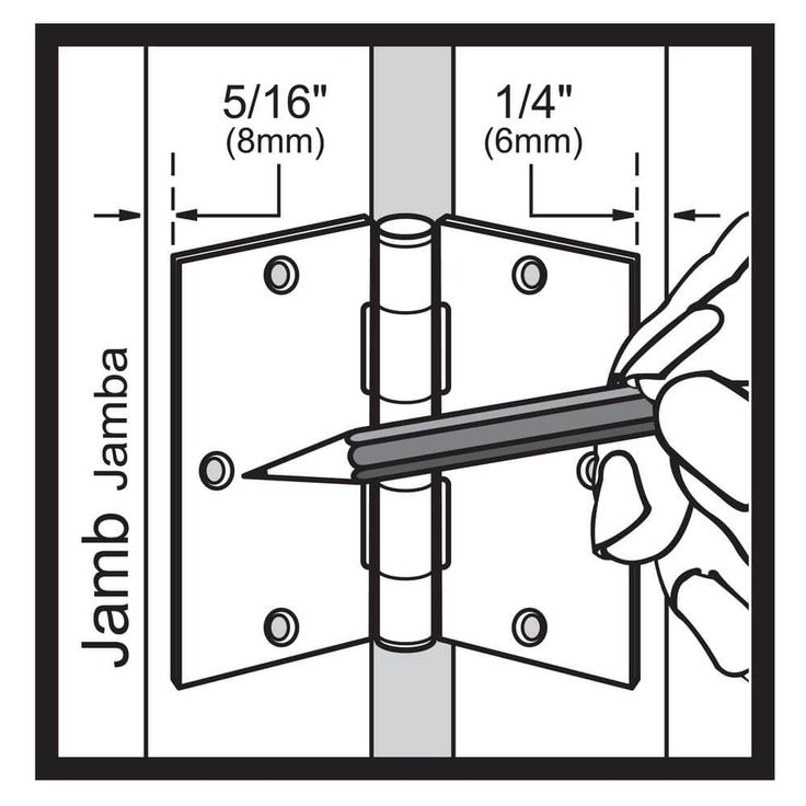 3-1/2 in. x 5/8 in. Radius Oil-Rubbed Bronze Smooth Action Door Hinge