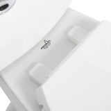 2-pc. 1.28 GPF Single Flush Elongated Toilet with Patented Overflow Protection Technology in White with Seat - Super Arbor