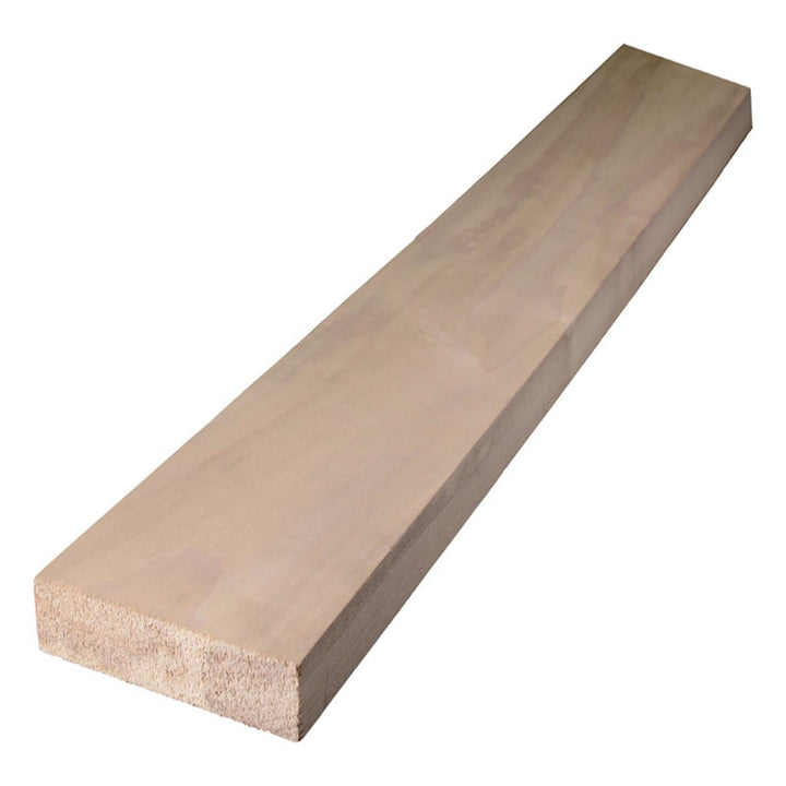 Alexandria Moulding 1 in. T x 4 in. W x 4 ft. L Poplar Lumber, Clear Grade