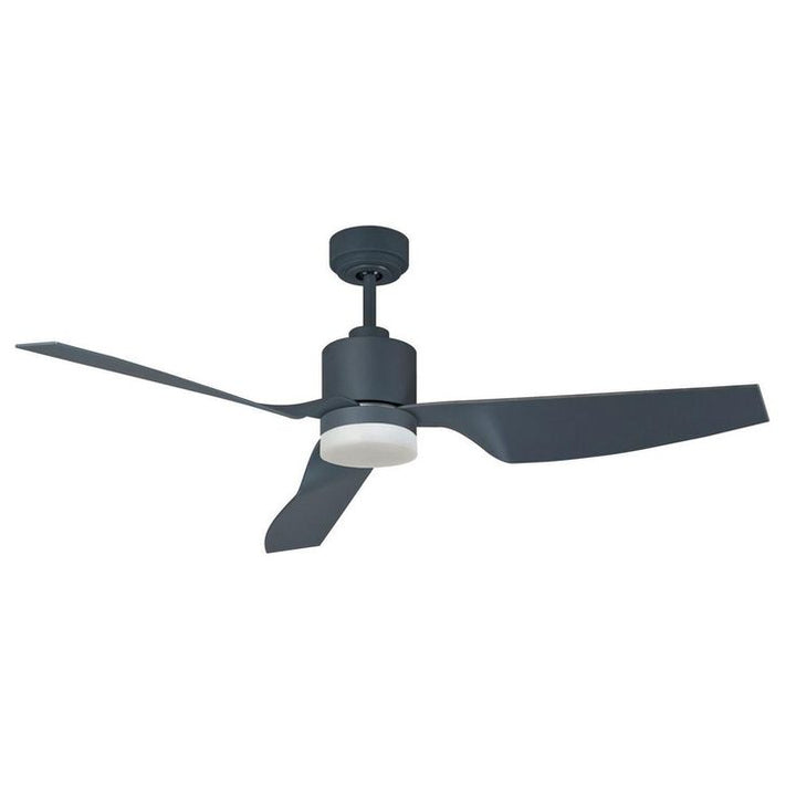 Lucci Airfusion Climate Charcoal Glass Ceiling Fan Light Kit