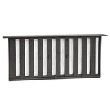 16 in. x 8 in. Plastic Resin Slider Foundation Vent in Black - Super Arbor