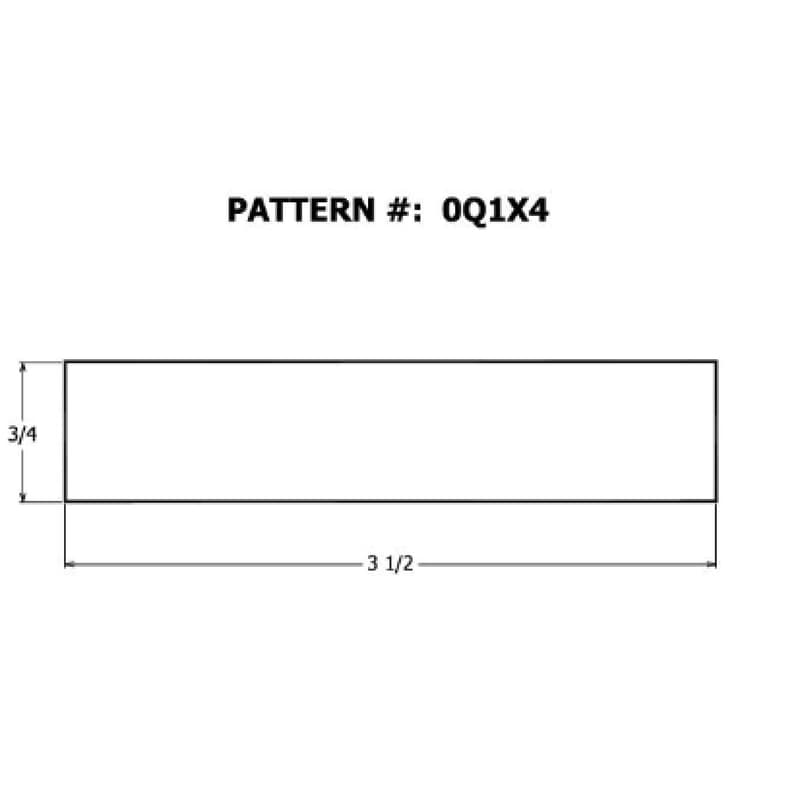 Alexandria Moulding 1 in. T x 4 in. W x 4 ft. L Oak Board