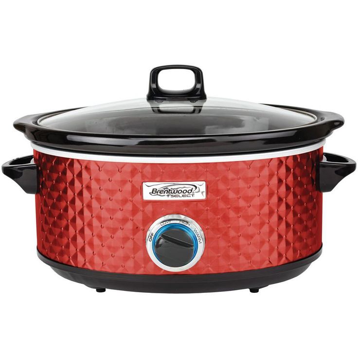 Diamond 7 Qt. Copper Slow Cooker with Tempered Glass Lid
