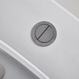 1-Piece 1.28 GPF Dual Flush High Efficiency Elongated Toilet in White, Seat Included - Super Arbor