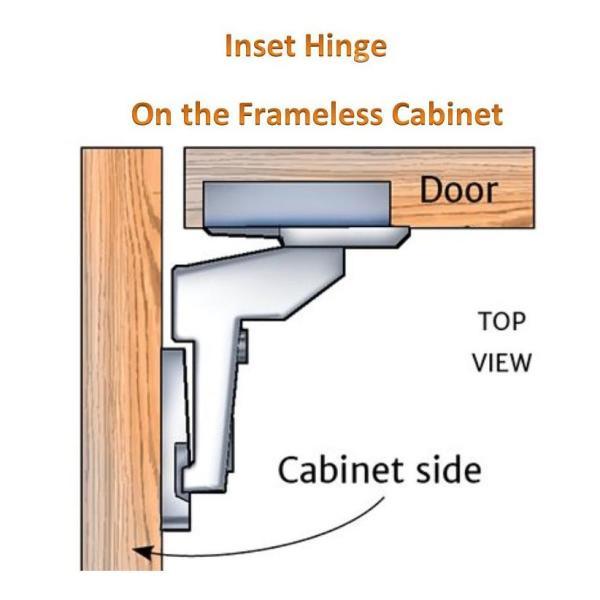 Concealed (35 mm) 110-Degree Clip-On Frameless Soft-Close Inset Cabinet Hinge (12-Pair) - Super Arbor