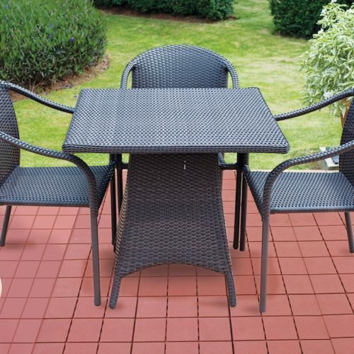Quick-Snap Patio Walkway Pavers 12-Piece Set