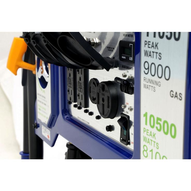 Ford 11,050/9,000-Watt Dual Fuel Gasoline/Propane Powered Electric/Recoil Start Portable Generator 457 cc CARB Compliant