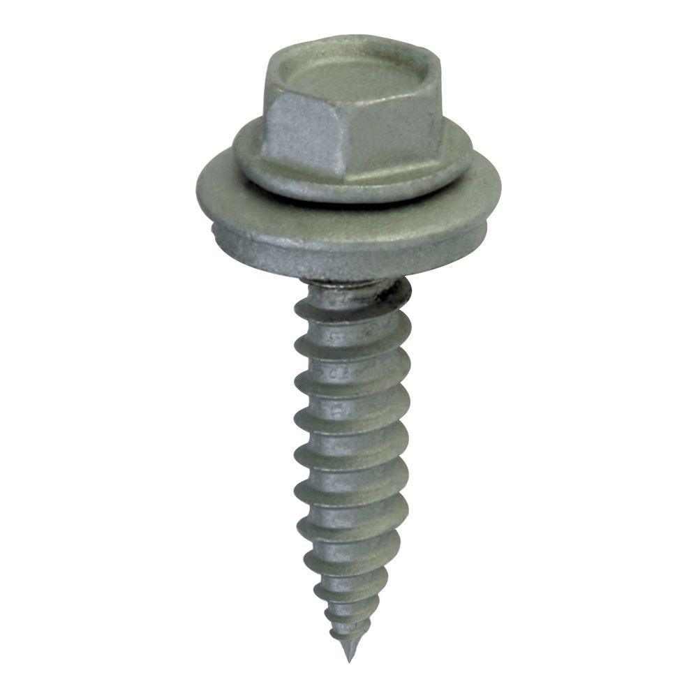 #9 x 1-1/2 in. External Hex Drive Washer Head Roofing Screws (400-Pack)