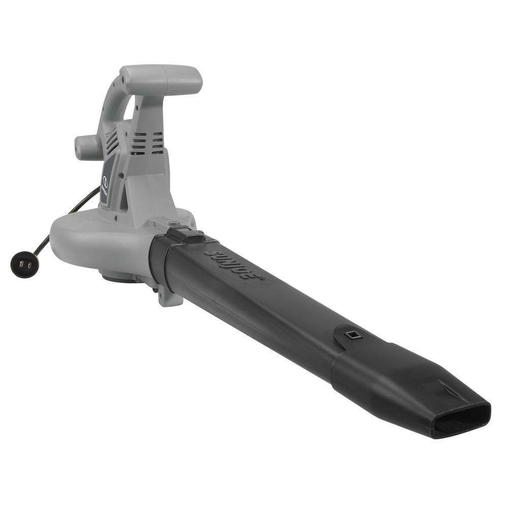 Sun Joe 250 MPH 440 CFM 14 Amp Electric Handheld Blower/Vacuum/Mulcher with Gutter Attachment, Gray