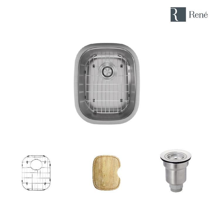 Undermount Stainless Steel 15 in. Single Bowl Bar Sink