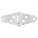 Everbilt 2 in. x 2 in. Zinc-Plated Strap Hinge (2-Pack)
