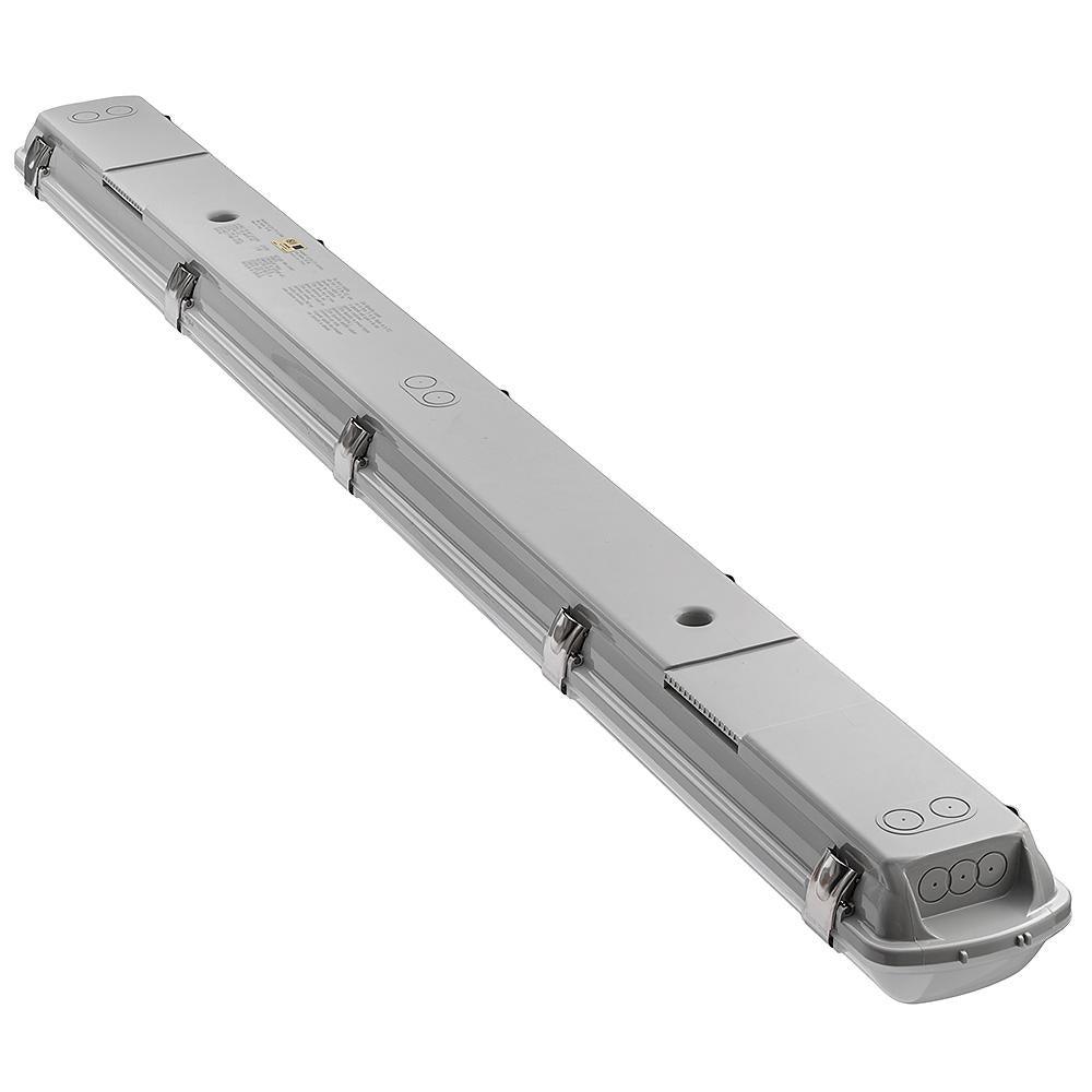 4 ft.¬†96-Watt Equivalence Integrated LED White Strip Light Fixture Vapor Tight 4000K High Output 5400 Lumens Multi-Volt - Super Arbor