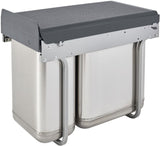 Rev-A-Shelf 8-Quart Plastic Pull Out Trash Can