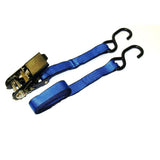 Ready Pack 1 in. x 6 ft. Ratchet Tie-Down Strap with 900 lbs./S-Hook (12 per Box) - Super Arbor