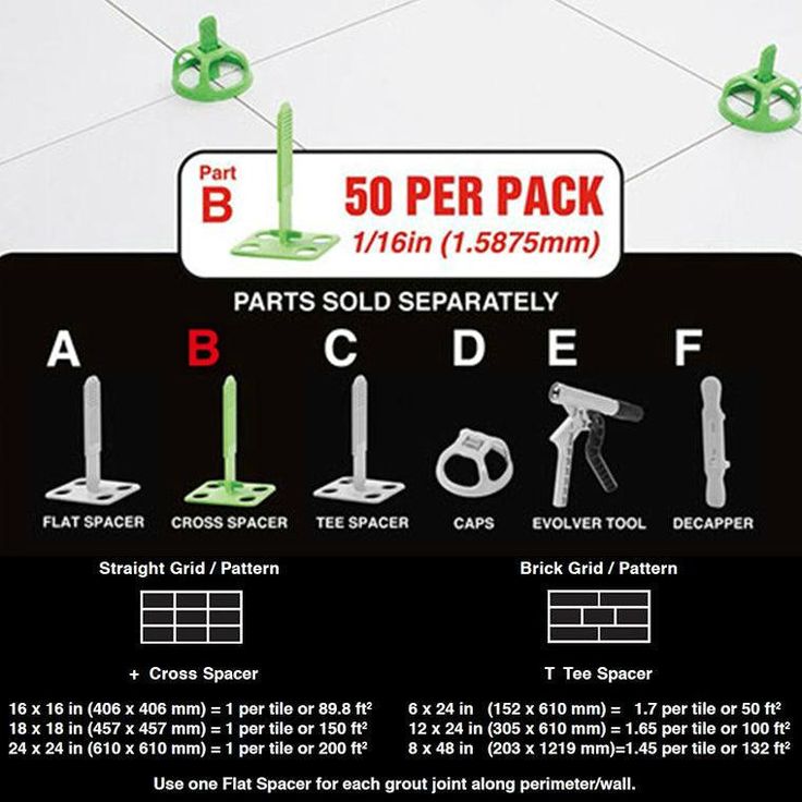 Miracle Sealants Levolution Tile Spacer & Leveling System