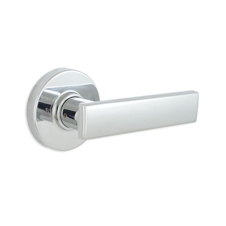 Westwood Satin Nickel Hall and Closet Door Lever with Round Rose (4-Pack)
