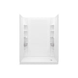 Ensemble 30 in. x 60 in. Single Threshold Right-Hand Shower Base in White - Super Arbor