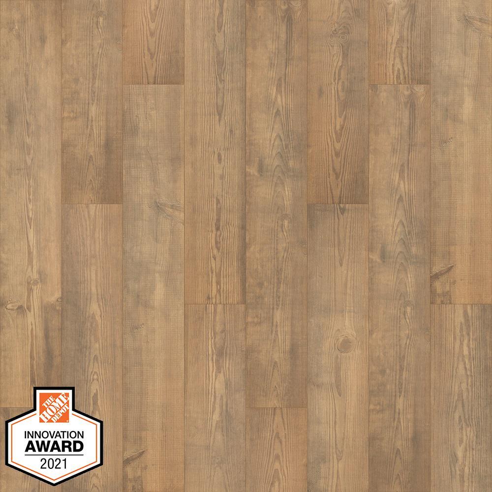 Defense+ 6.14 in. W Ashebrook Oak Antimicrobial Waterproof Laminate Wood Flooring (451.36 sq. ft./pallet) - Super Arbor